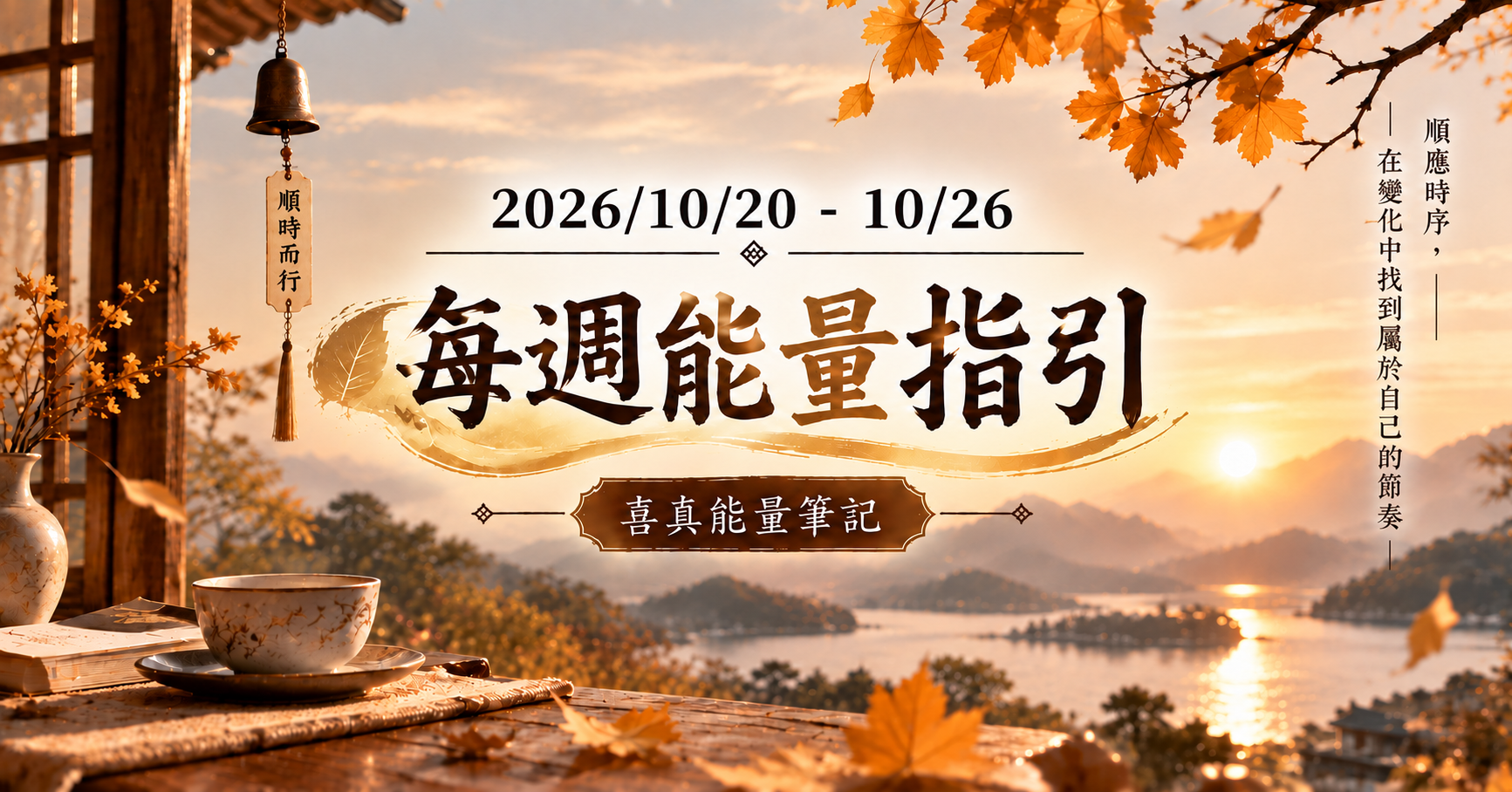 2026.10.20-10.26十二生肖運勢週報｜喜真開運
